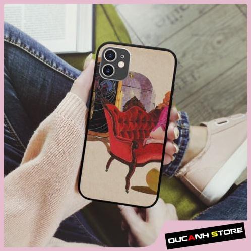 Ốp lưng iphone hình lady collage art op art cạnh vuông  cho các dòng SAMSUNG PAP20210921