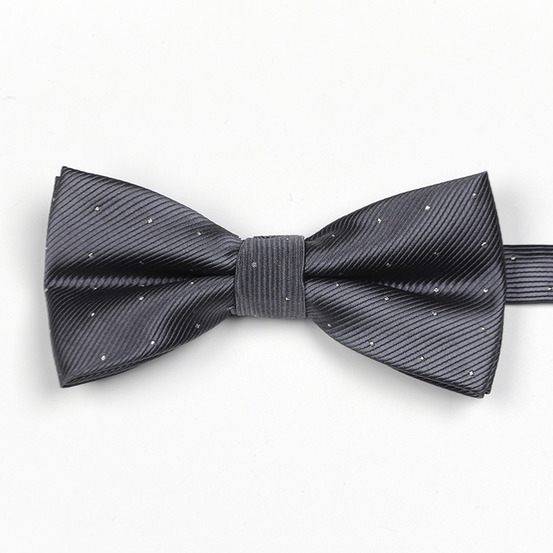 Cà Vạt Nơ Họa Tiết Ngôi Sao Màu Đỏ / Bạc Phong Cách Anh Quốc Cao Cấp Cho Chú Rể