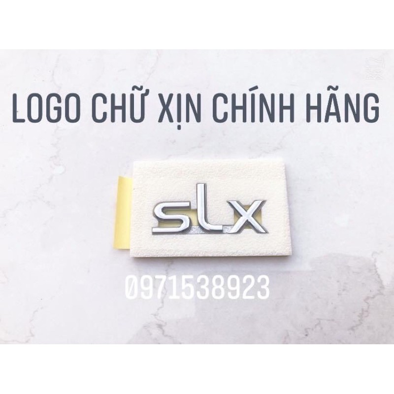 [Mã LIFEAU01 giảm 10% tới 50k đơn 150k] logo chữ dán morning và slx xịn chính hãng mã sp: 8631307000 8631007000