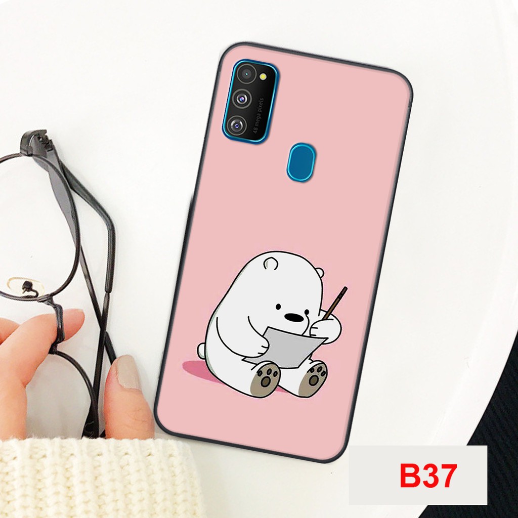 ỐP LƯNG SAMSUNG M21/M31/M30S HÌNH GẤU BEER CUTE-CỰC RẺ