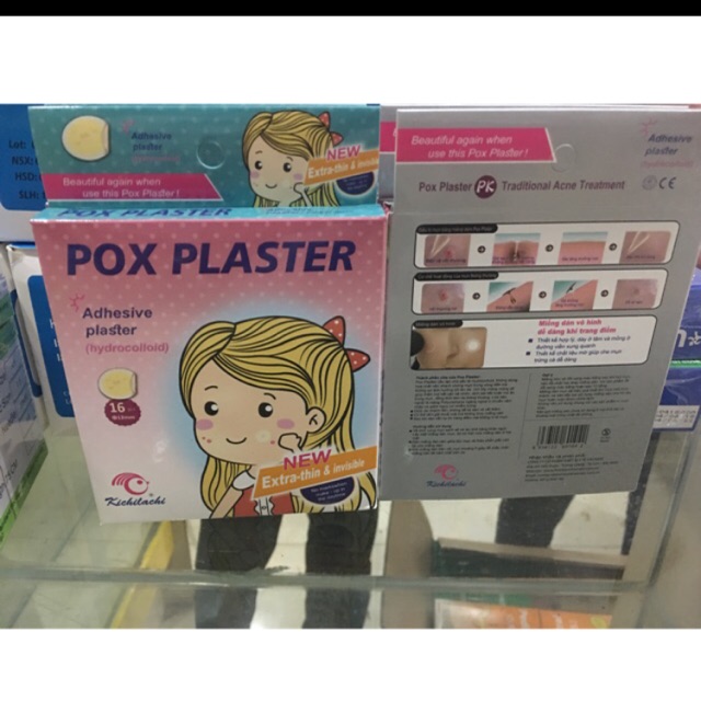 MIẾNG DÁN LỘT MỤN POX PLASTER ( hộp 16 miếng )