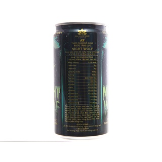 Nước Tăng Lực Night Wolf Pack 6 Lon (245 ML/Lon)