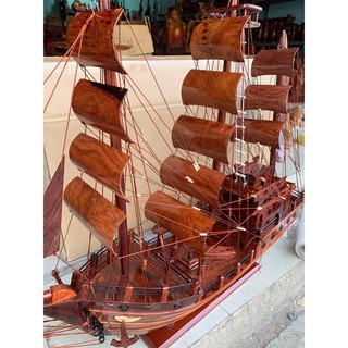 Thuyền buồm gỗ - dài 80cm