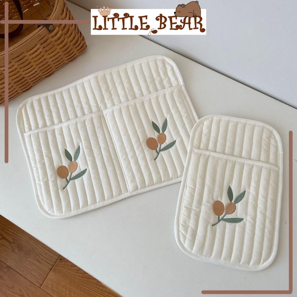 Túi Treo Xe Đẩy Phong Cách Hàn Quốc Treo Cũi Cho Bé, Túi Đựng Bình Sữa Đa Năng - Little Bear
