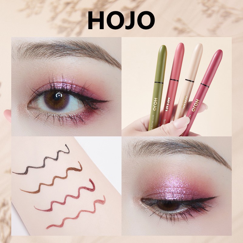 HOJO ♕Bút Kẻ Mắt Dạng Lỏng Màu Nâu/Đen Lâu Trôi Chống Thấm Nước #8078