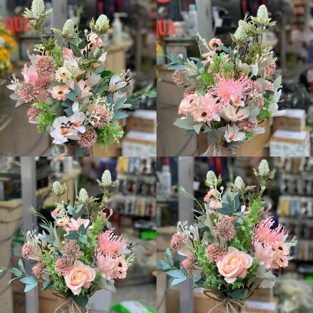 Hoa cầm tay cô dâu bộ 9 bó hoa cưới cô dâu mới nhất 2020 giangpkc