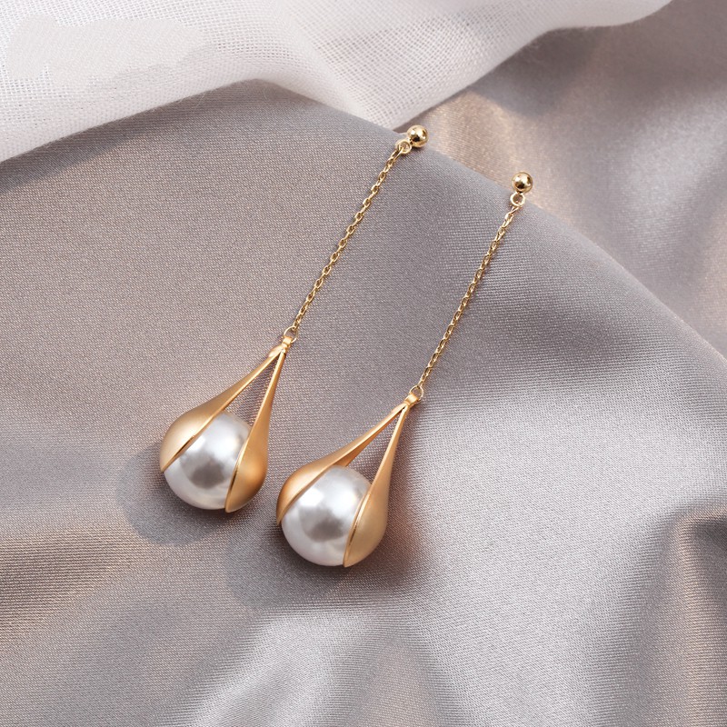 Khuyên tai dài thời trang dự tiệc sang trọng - HT293