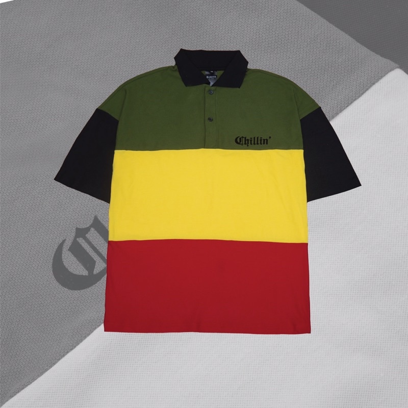 Áo phông Cotton tay lỡ Hiphop nam nữ Unisex “ Chillin 420” Polo Localbrand