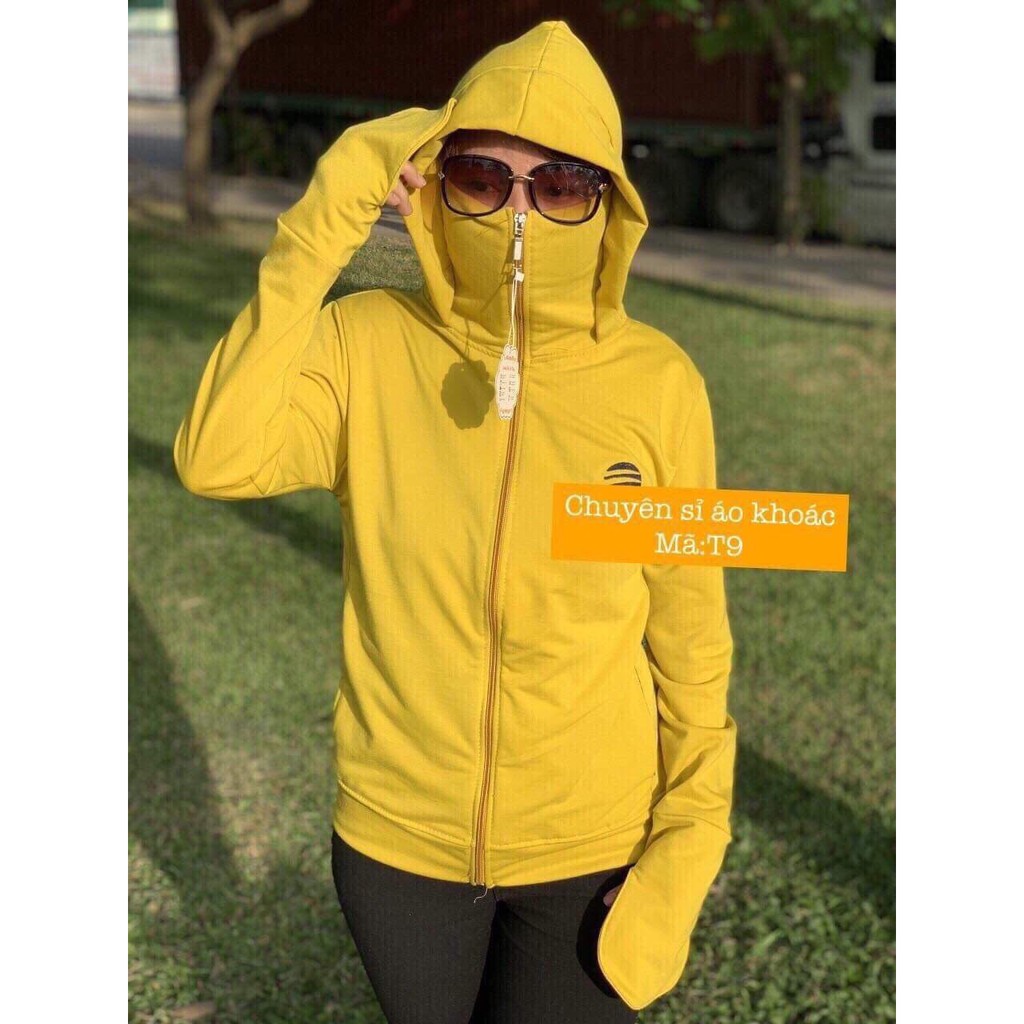 Áo khoác chồng nắng 3 trong 1 nhiều màu - size dưới 55kg