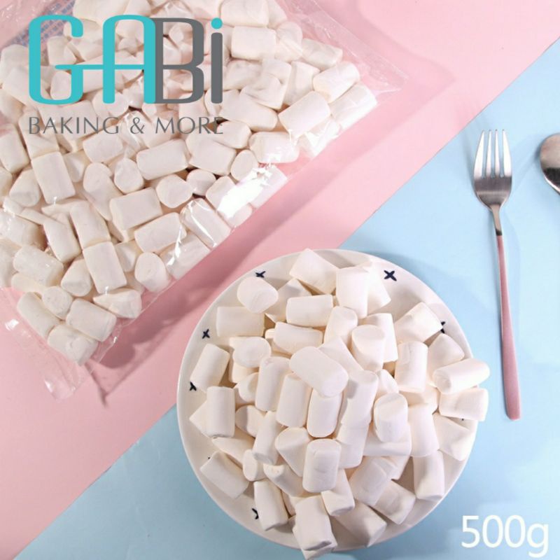 500g Kẹo dẻo Marshmallow vani trắng (kẹo bấc)