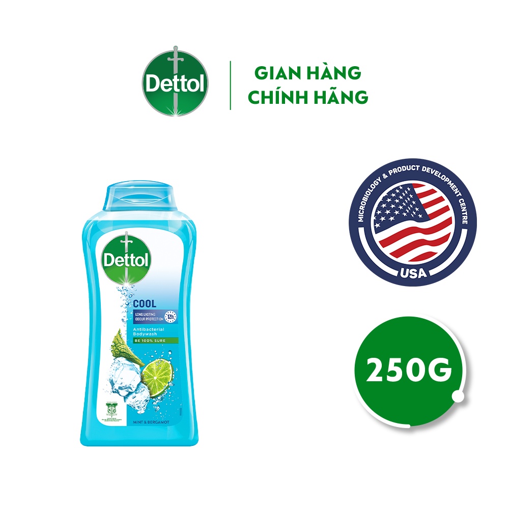 Quà tặng độc quyền Durex - Sữa tắm Dettol mát lạnh tức thì 250g