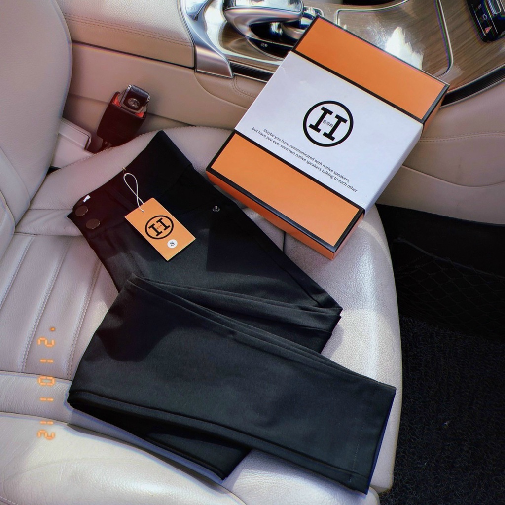 Quần Legging Nữ CHIPY Cao Cấp Nâng Mông Siêu Co Giãn Chất Kaki Thô Mềm Thoáng Mát | BigBuy360 - bigbuy360.vn