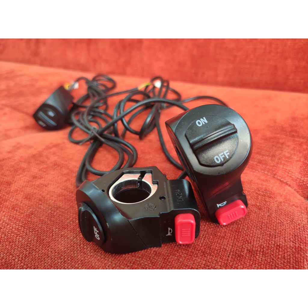 Bộ Nút Nguồn có còi Xe điện DYU cao Cấp Chình Hãng