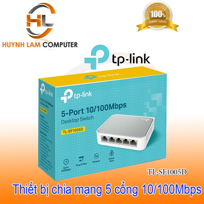 Bộ chia mạng TPLink TL-SF1005D 5 cổng RJ45 - Chính hãng FPT phân phối