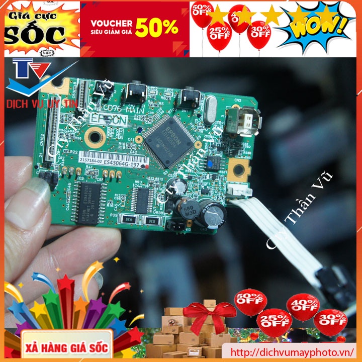 Main card formater Epson L120 hàng zin bóc máy chuẩn có bao test có bảo hành