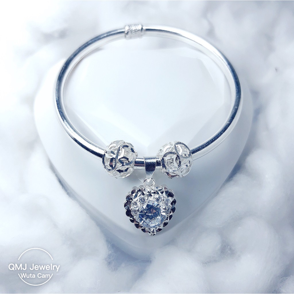 [Mã FARSBRT51 giảm 20k đơn từ 0Đ] Vòng tay QMJ Charm nữ thần Aris bạc 925 cao cấp gia công tinh xảo - Q152