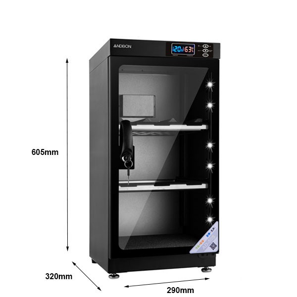 Tủ chống ẩm ANDBON AD-50S - Hàng Chính Hãng - Bảo hành 24 Tháng Toàn Quốc