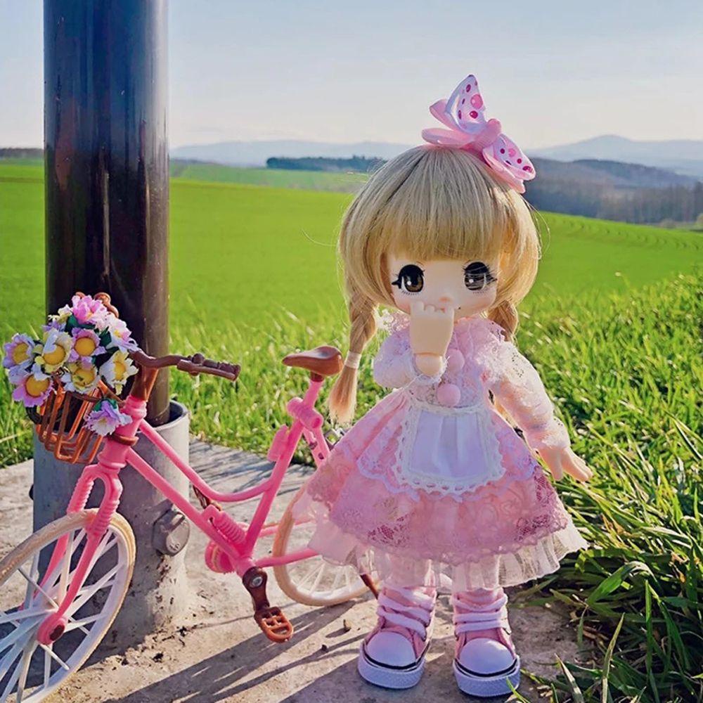 Xe Đạp Có Giỏ Xinh Xắn Dành Cho Búp Bê