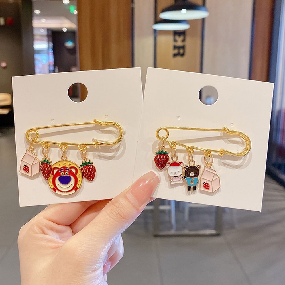 Ghim cài áo thời trang Hàn Quốc nhiều phong cách tùy chọn dành cho nữ