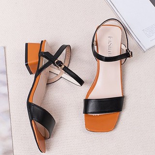 Giày sandal 3p cao gót màu mới- sẵn