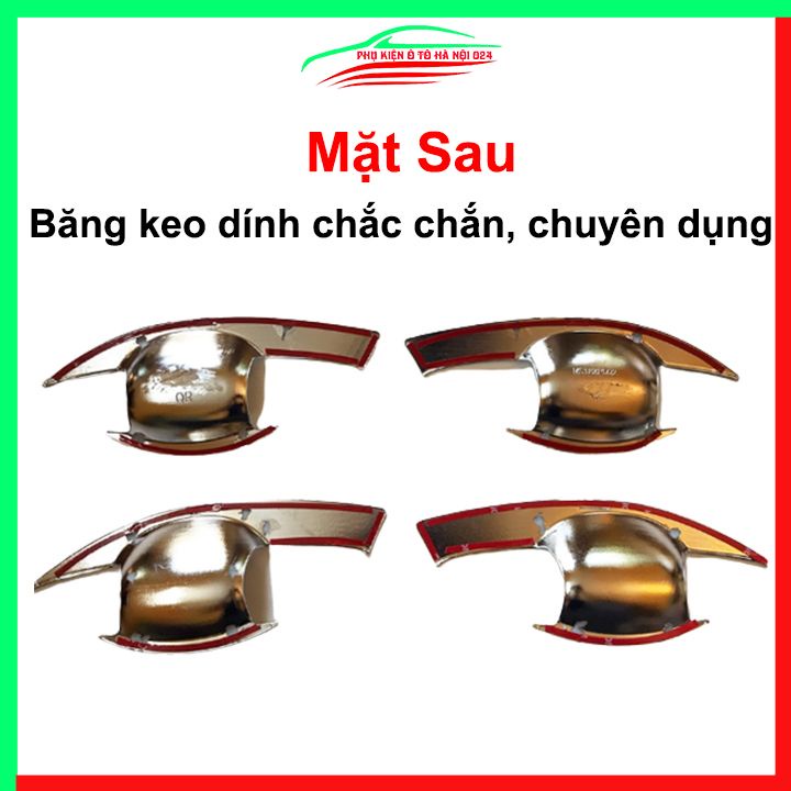 Ốp tay hõm mạ crom Xpander 2018-2023 sáng bóng chống trầy bảo vệ cửa xe ô tô