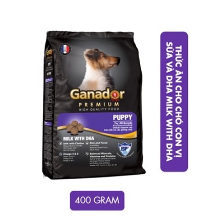 Thức ăn hạt cho chó con - Ganador Pupyp 400g