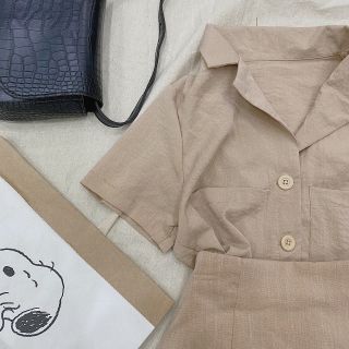 SET AO VEST NUDE + CHÂN VÁY XẺ