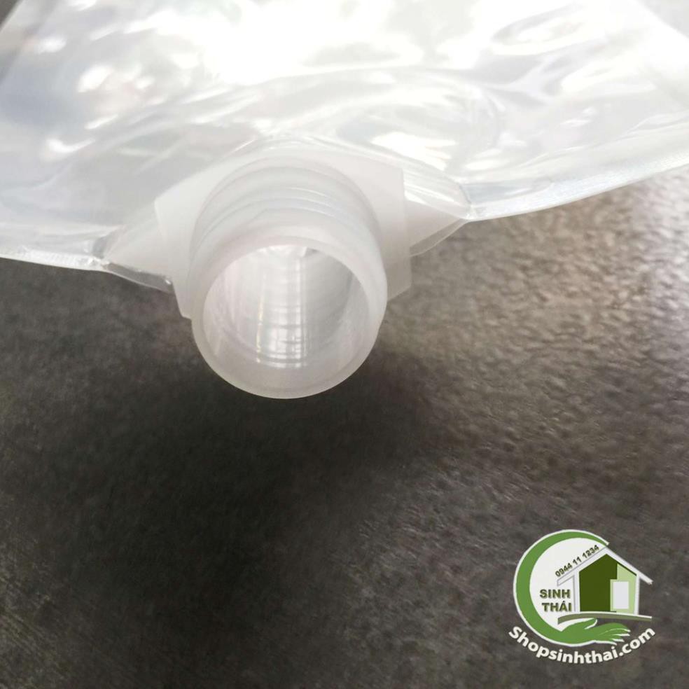 Túi có vòi nhựa nắp vặn, túi đựng chất lỏng 500ml, đáy đứng 13cm x 21cm