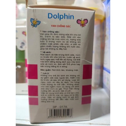 Bình sữa Dolphin 60ml cho bé sơ sinh