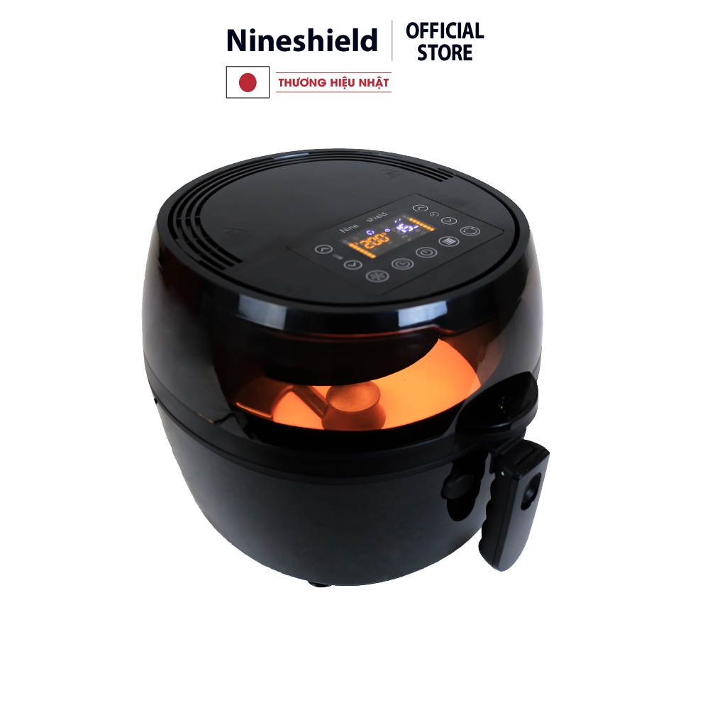 Nồi Chiên Không Dầu Nineshield 8L Điện Tử KB6001