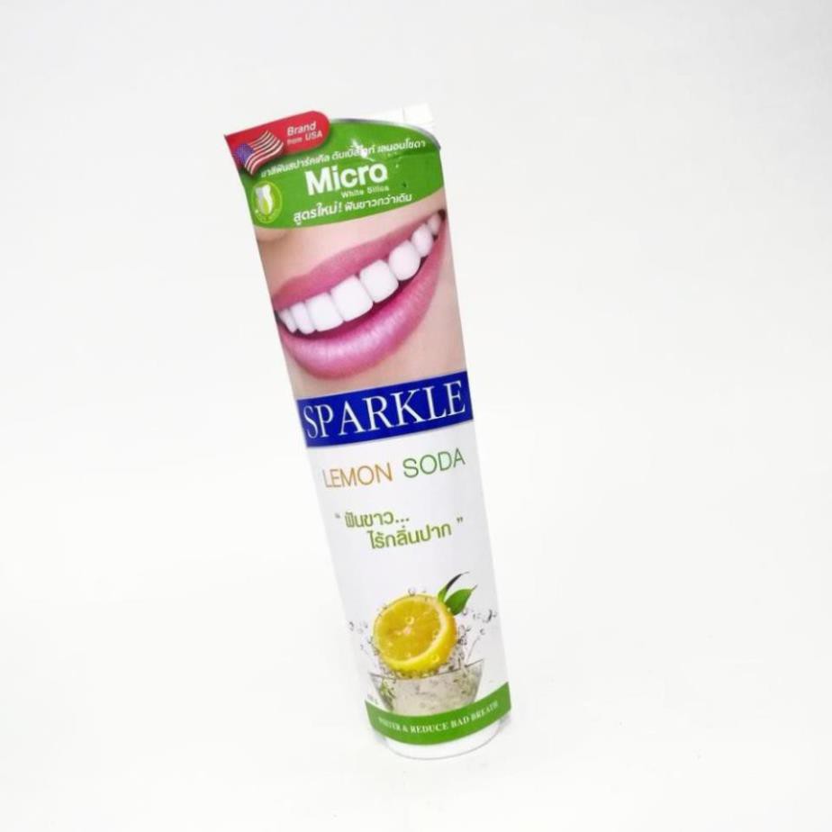 Kem đánh răng trắng sáng Sparkle Lemon-Soda 100g Thái Lan