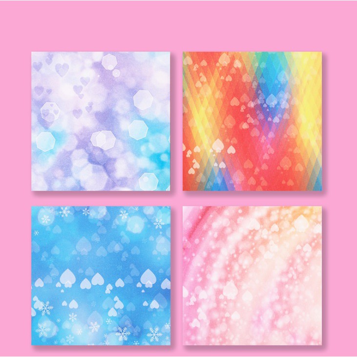 Giấy Thủ Công Nhiều Màu Sắc, Hình Đẹp 15x15cm