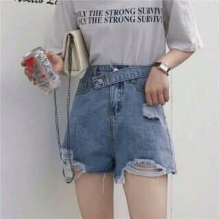 [order] quần đùi jeans rách( đọc mô tả ạ)