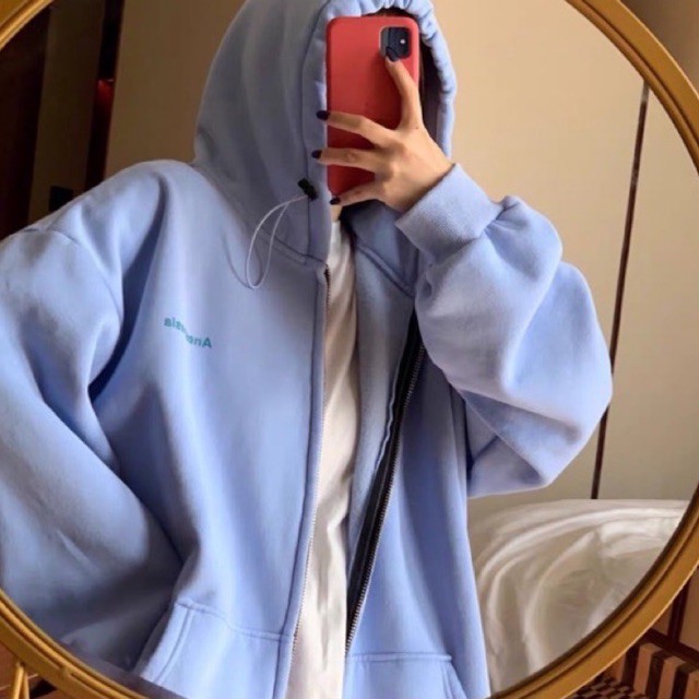 ÁO KHOÁC HOODIE DÂY KÉO ANESSS nam nữ