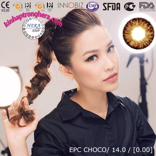 Lens Mắt EPC CHOCO - Kính Áp Tròng Chống Tia UV -0 Độ