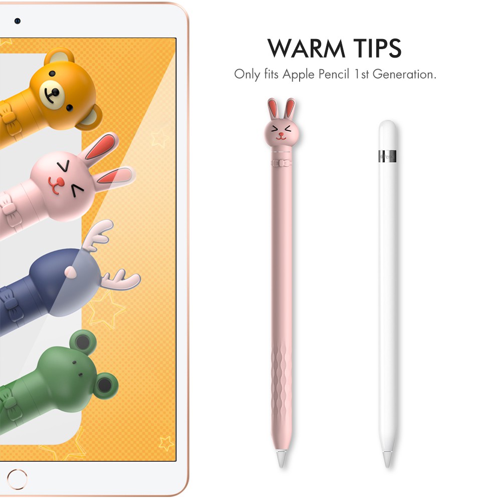 Ốp Case Apple Pencil 1 Đầu Ngộ Nghĩnh Chính Hãng Aha Style