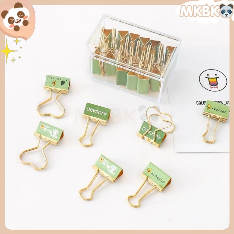 🐼 MKBK 🐼 【12 PCS】Kẹp giấy trong suốt Kẹp Bướm mini Văn phòng phẩm 【Nhiều lựa chọn】 kẹp nhựa đồ dùng học tập màu đặc dễ thương cho trường học văn phòng / Tiện Dụng Cho Học Sinh