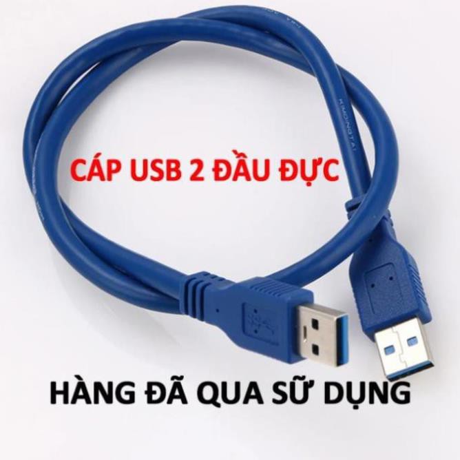 Combo 6 cáp USB chuẩn 3.0 2 đầu đực dùng up rom hoặc thay cáp riser USB - hãng cũ