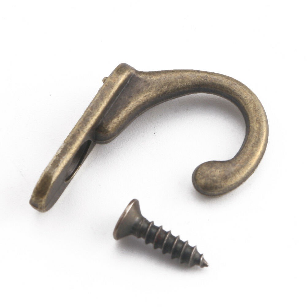 Set 10 móc treo đồ bằng hợp kim kẽm gắn tường tiện lợi