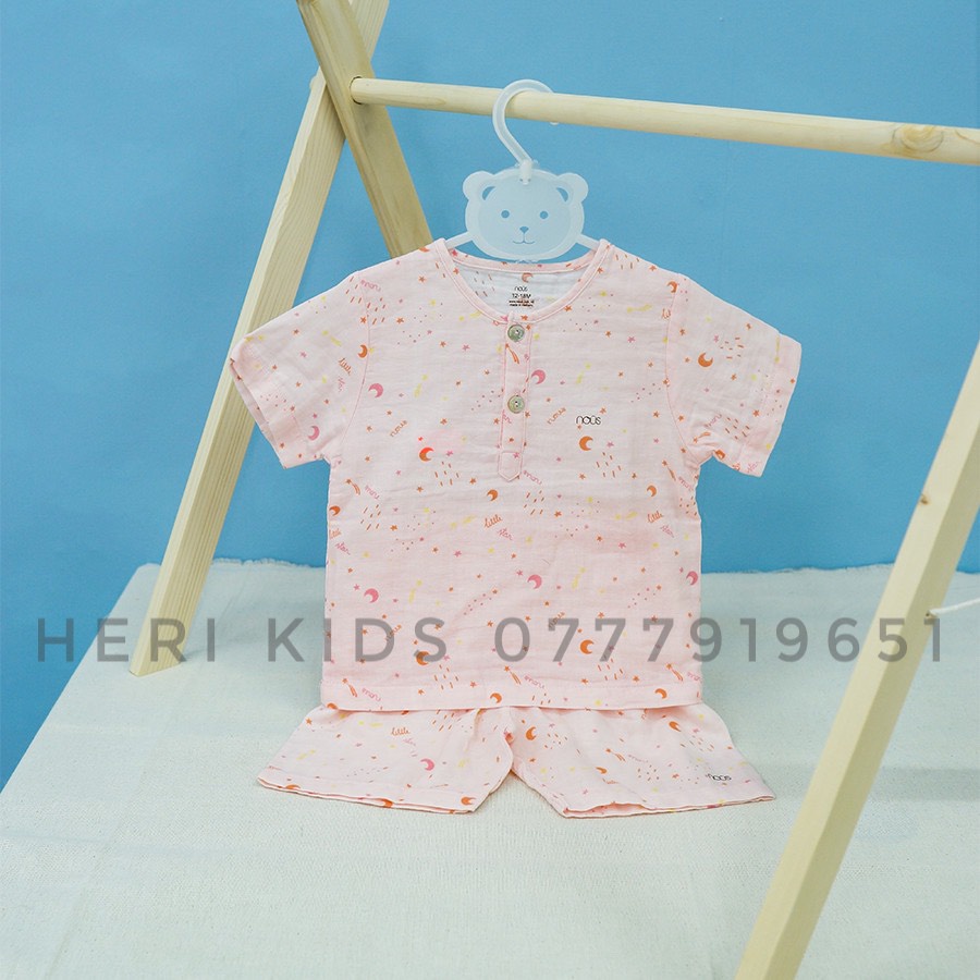 Bộ cộc tay Nous xô 12m - 24m cho bé 8kg - 11kg