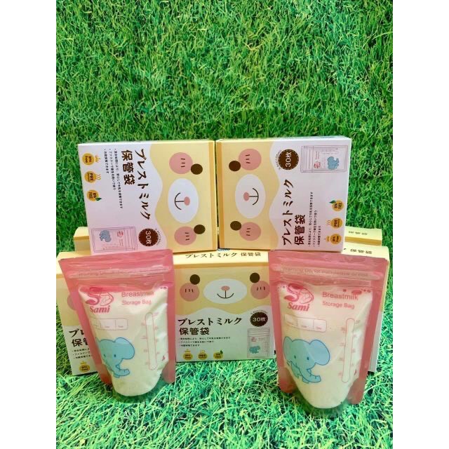 Túi trữ sữa Sami - Hộp 30 túi (100ml, 250ml) - Sản phẩm an toàn được các mẹ tin dùng nhiều