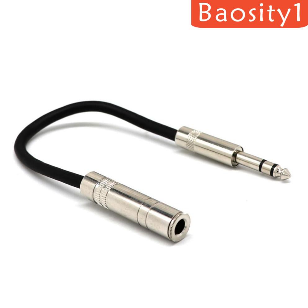 Dây Cáp Âm Thanh Nối Dài 20cm 6.35mm Female Sang Male