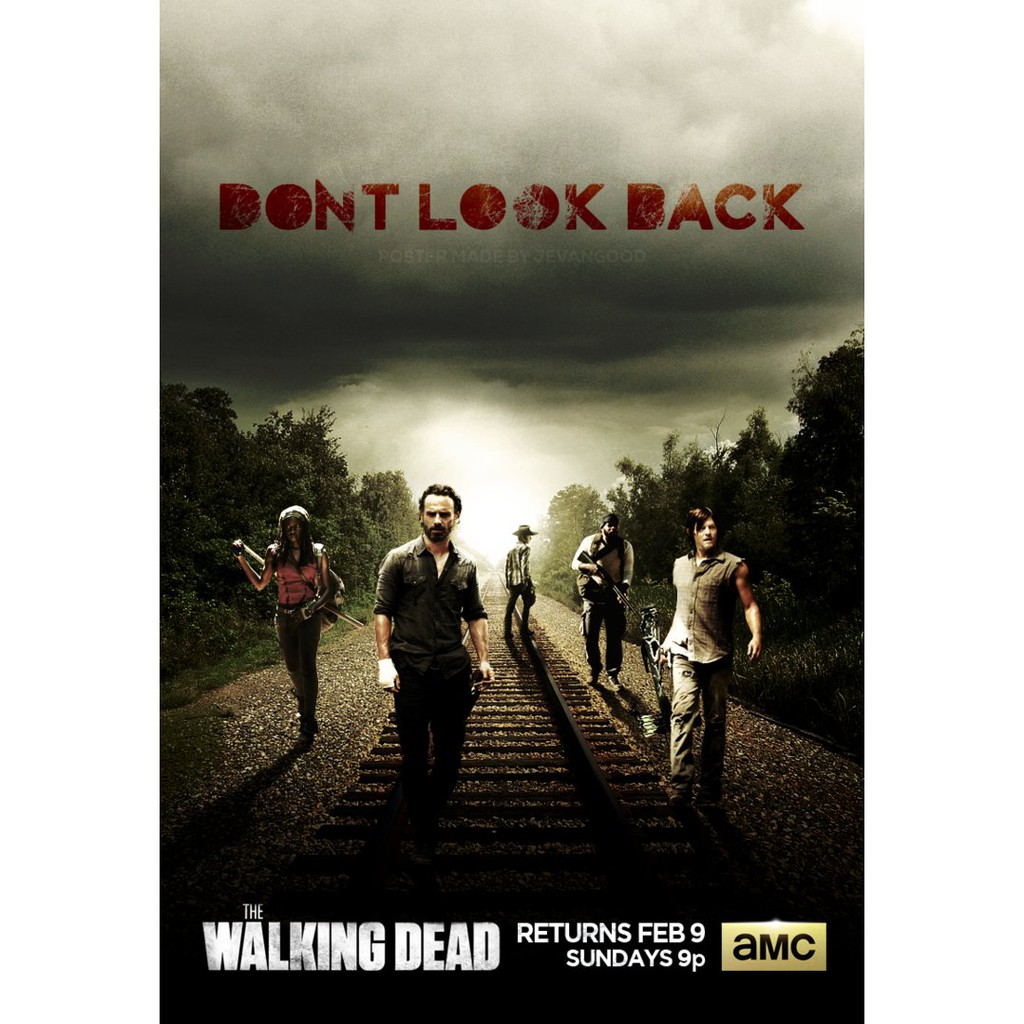 Poster Phim The Walking Dead Dán Tường Trang Trí
