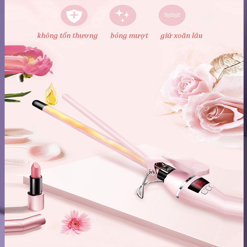 Máy uốn tóc xoăn sóng tự động phong cách Hàn Quốc , máy làm tóc nhiều size tuỳ chỉnh nhiệt độ