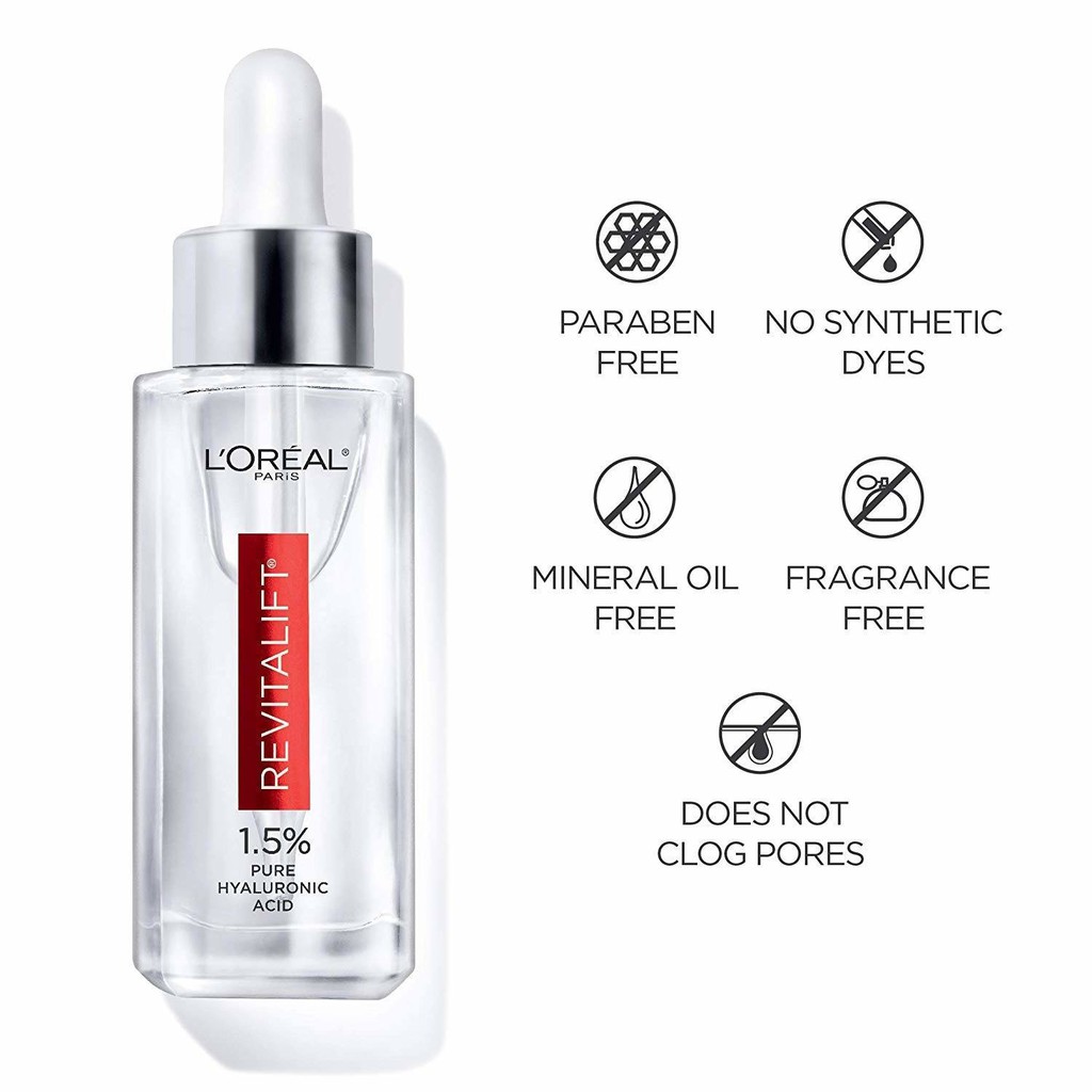 Dưỡng chất cấp ẩm Loreal Revitalift 1.5% HA Serum