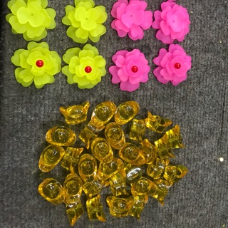 Hoa mẫu đơn,Thỏi vàng nhựa 185k/1kg