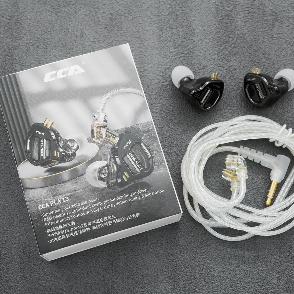 [NC] Tai Nghe CCA PL13 màng loa Planar 13.2mm Driver In Ear Hifi | Nhạc cụ Jazz Không lời Ballad NGHE TẠP | Có Mic