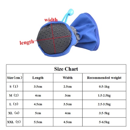 Bộ 4 Chiếc Giày Tập Đi Chống Trượt Chống Thấm Nước Cho Thú Cưng 27 Cái