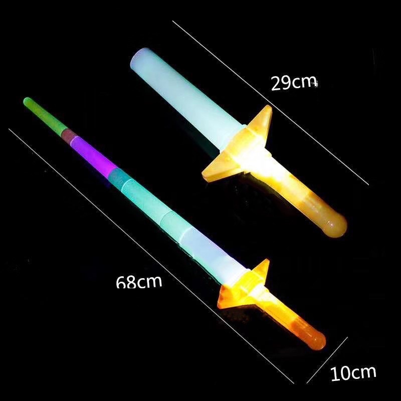 [Đã kèm pin] Đồ chơi kiếm Nhật Katana có đèn nhạc, kiếm phát sáng các mẫu kiếm siêu nhân có đèn nhạc