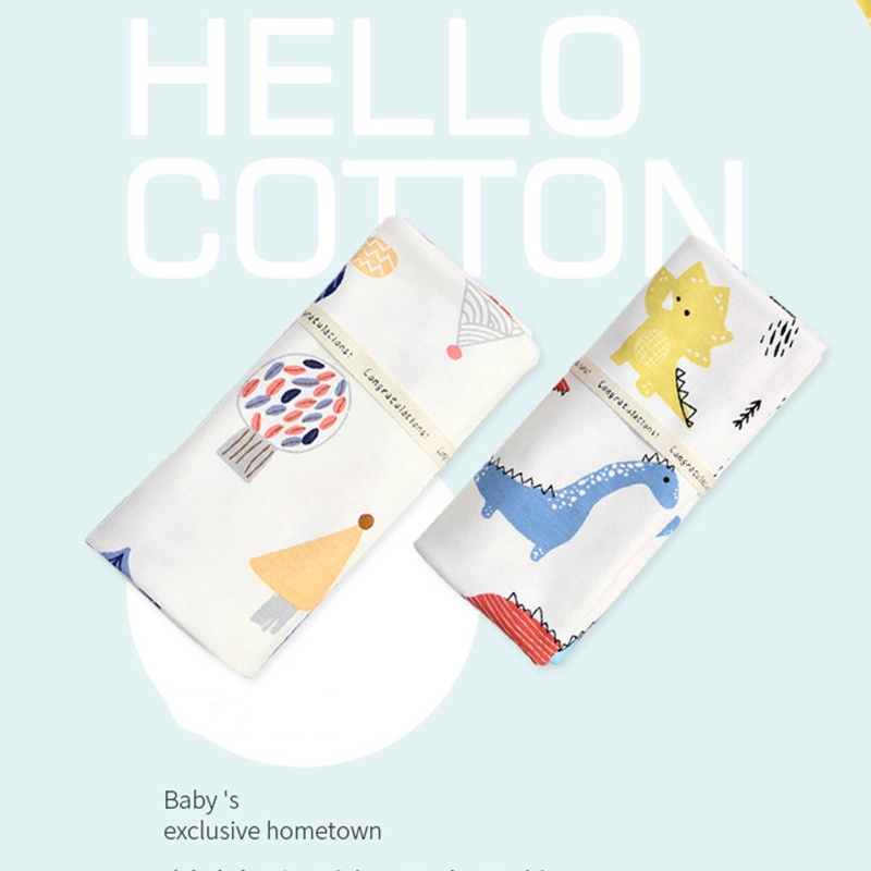 Chăn Quấn Em Bé Bằng Cotton Mềm Mại In Họa Tiết Hoạt Hình Dễ Thương